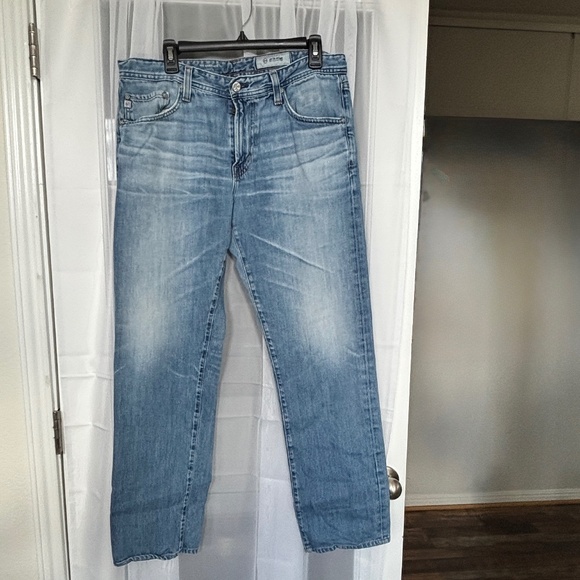 Mens AG The Graduate Tailored Leg blue jean - Picture 1 of 6